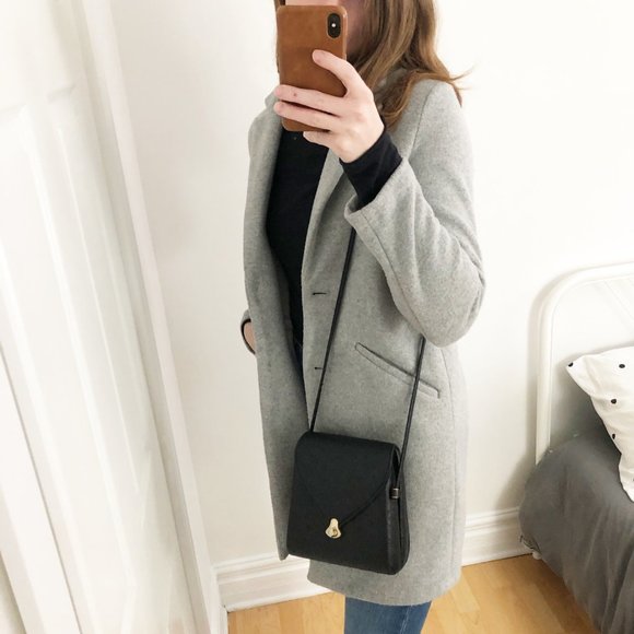 Zara TRF Outerwear Super Soft Coat in Light Grey - Picture 8 of 10